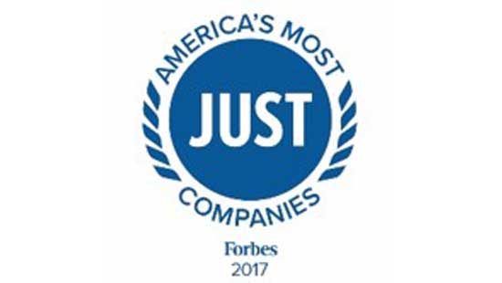 America's Most Just Companies 2017 logo